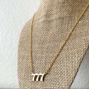 NEW | angel number necklace 777
